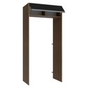 Ver imagem 7 de Porta-geladeira 103 Cm 1 Porta Basculante Rustic/preto Glamy Madesa