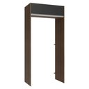 Ver imagem 1 de Porta-geladeira 103 Cm 1 Porta Basculante Rustic/preto Glamy Madesa