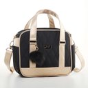 Ver imagem 5 de Bolsa + Frasqueira Térmica Preta e Dourado Oslo