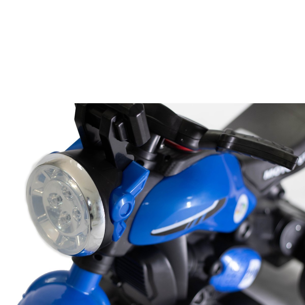 Mini Moto Elétrica Infantil Motorizada Triciclo Passeio 6V Street Azul - 3