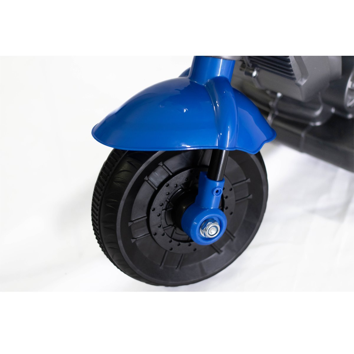 Mini Moto Elétrica Infantil Motorizada Triciclo Passeio 6V Street Azul - 4