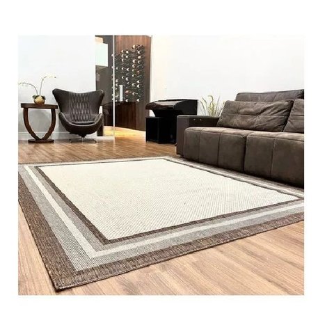 Tapete Sala Antiderrapante Eco Nature Moldura 200x250cm Jsr 70