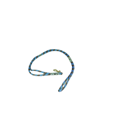 Guia para Cães em Corda Dupla 8mm X 90cm Azul