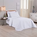 Ver imagem 2 de Kit Cobre Leito Premier Solteiro 2 Peças Hipercal 200 Fios 80% Algodão, 20% Poliéster - Branco
