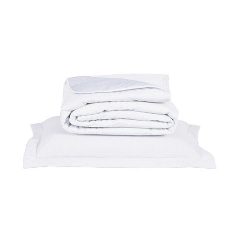 Kit Cobre Leito Premier Solteiro 2 Peças Hipercal 200 Fios 80% Algodão, 20% Poliéster - Branco