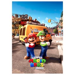 Quadro Filme Super Mario Bros 2023 Set01 Mdf3 28x40cm Pôster:arte 01 - 1