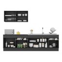 Ver imagem 3 de Armário De Cozinha Compacta Mp2111.898 Preto/branco
