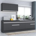 Ver imagem 1 de Armário De Cozinha Compacta Mp2111.898 Preto/branco