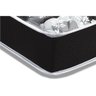 Cama Box Baú Casal: Colchão Espuma D45 Luckspuma Gran Luck Pró Saúde Duplo + Base Black(138x188) - 2