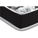 Ver imagem 2 de Cama Box Baú Casal: Colchão Espuma D45 Luckspuma Gran Luck Pró Saúde Duplo + Base Black(138x188)