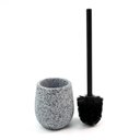 Ver imagem 1 de Escova Sanitária com Suporte de Cerâmica Granulado Cinza