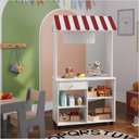 Ver imagem 2 de Lojinha Mercadinho com Plaquinha 1gav e Adesivo Dupla Cor Vermelho Azul Ofertamo