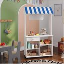 Ver imagem 3 de Lojinha Mercadinho com Plaquinha 1gav e Adesivo Dupla Cor Vermelho Azul Ofertamo