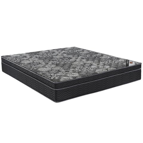 Colchão King Ortobom Iso Nanolastic Black Super Size 193X203X25 Molas Nanolastic Ortopillow