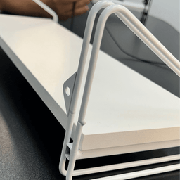 Nicho Prateleira 16 Cm X 49 Cm - Super Luxo C/suporte Branco - 2