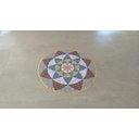 Ver imagem 3 de Mandala Indiana I Piso Mosaico Ceramico 80cm