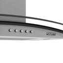 Ver imagem 6 de Coifa Fogatti de Parede Clean Vidro Curvo Kromanox 60cm