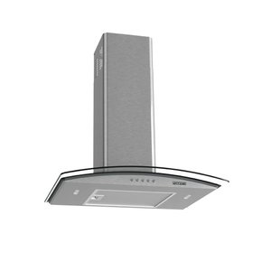 Coifa Fogatti de Parede Clean Vidro Curvo Kromanox 60cm