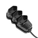 Ver imagem 2 de Extensão Elétrica 3 Tomadas Pl 2x0,75 5m Preta