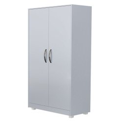 Armário Multiuso Escritório 2 Portas 158x90cm Organizador:branco - 3 Armário Multiuso Escritório 2 Portas 158x90cm Organizador:branco - 3