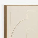 Ver imagem 2 de Quadro Arte em Relevo com Moldura Ps Bamboo Natural 60cm X 80cm 17393s