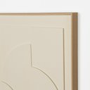 Ver imagem 3 de Quadro Arte em Relevo com Moldura Ps Bamboo Natural 60cm X 80cm 17393s