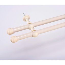 Varão Duplo para Cortina de 2 Metros Espessura 19mm - Bege - 1