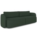 Ver imagem 1 de Sofá 3 Lugares Sala Living Orgânico 240cm Oregon K01 Veludo Verde - Lyam Decor