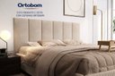 Ver imagem 3 de Cabeceira Painel Imperial Estofada Queen Size Areia 1,60m