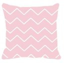 Ver imagem 1 de Almofada Chevron Rosa e Branco