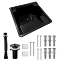 Ver imagem 4 de Tanque Plástico Preto 26l de Parede para Torneira de Bancada