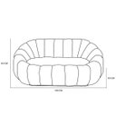 Ver imagem 5 de Namoradeira Concha Decorativa com Almofadas Boucle - Estopar