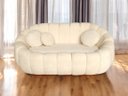 Ver imagem 1 de Namoradeira Concha Decorativa com Almofadas Boucle - Estopar