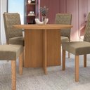 Ver imagem 3 de Conjunto Sala de Jantar Nira Kappesberg 4 Cadeiras Veludo Bege