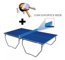 Ver imagem 2 de Mesa de Ping Pong com Rodas, Suporte e Rede Mdf 15mm Klopf 1009 + Kit Raquetes e Bolinhas 5055