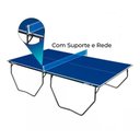 Ver imagem 3 de Mesa de Ping Pong com Rodas, Suporte e Rede Mdf 15mm Klopf 1009 + Kit Raquetes e Bolinhas 5055