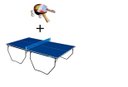 Ver imagem 4 de Mesa de Ping Pong com Rodas, Suporte e Rede Mdf 15mm Klopf 1009 + Kit Raquetes e Bolinhas 5055