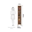 Ver imagem 4 de Paneleiro Simples com 2 Portas 100% MDF Vicenza
