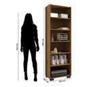 Ver imagem 3 de Livreiro Ambiente Office Freijó - Móveis Leão