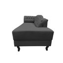 Ver imagem 6 de Recamier Decorativo Divã Styllus Lado Esquerdo Suede Cinza