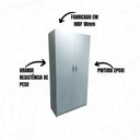 Ver imagem 2 de Armário Duas Portas 1,86a X 0,89l X 0,43p Branco
