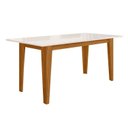 Ver imagem 4 de Mesa de Jantar Retangular Tampo Vidro 6 Lugares 160cm sem Cadeiras Liz Poliman Móveis