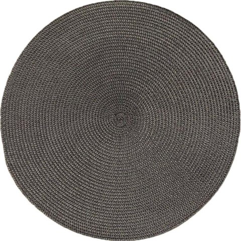 Kit 8 Americano Requinte Liso para Mesa Redondo 38cm Chumbo