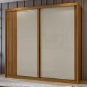 Ver imagem 1 de Guarda-roupa Casal 100% MDF 2 Portas 4 Gavetas Velaris Móveis Lopas