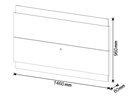 Ver imagem 5 de Painel para Tv Classic 1.4 Preto - Imcal Móveis