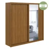Guarda Roupa Casal com Espelho 2 Portas 4 Gavetas Velaris Móveis Lopas - 7