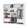Guarda Roupa Atlanta 3 Portas com Espelho S/pe Carioca Moveis Branco - 2