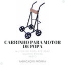 Ver imagem 4 de Carrinho para Motor de Popa Preto 4 Rodas