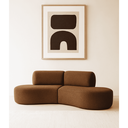 Ver imagem 1 de Sofá Orgânico Módulo Curvo Savana Boucle Marrom - Montanari's Decor