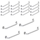 Ver imagem 1 de Alça Barra de Apoio Banheiro 60 cm Acessibilidade Kit 20 Uni Gestante Idoso Ajuda Segurança